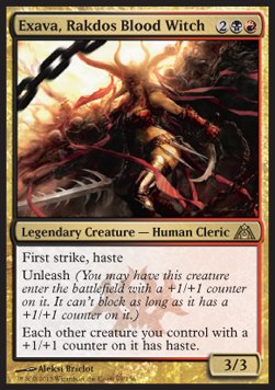 Exava, Rakdos Blood Witch - Dragon's Maze (Rare) [DGM-69]