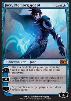 Jace, Memory Adept - Magic 2014 (Mythic) [M14-60]