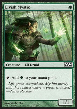 Elvish Mystic - Magic 2014 (Common) [M14-169]
