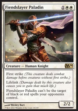 Fiendslayer Paladin - Magic 2014 (Rare) [M14-18]