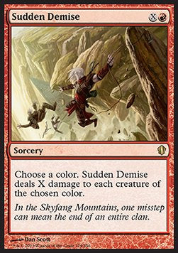 Sudden Demise - Commander 2013 (Rare) [C13-124]