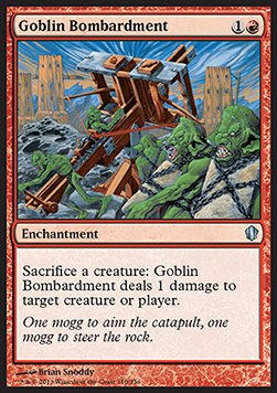 Goblin Bombardment - Commander 2013 (Uncommon) [C13-110]