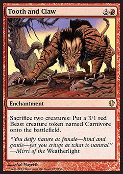 Tooth and Claw - Commander 2013 (Rare) [C13-127]