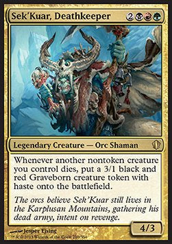 Sek'Kuar, Deathkeeper (V.1) - Commander 2013 (Rare) [C13-210]