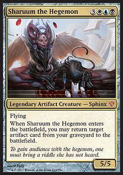 Sharuum the Hegemon (V.1) - Commander 2013 (Mythic) [C13-212]