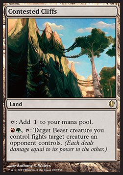 Contested Cliffs - Commander 2013 (Rare) [C13-282]