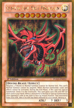 Slifer the Sky Dragon - Premium Gold (Gold Secret Rare) [PGLD-032]