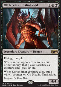 Ob Nixilis, Unshackled - Magic 2015 (Rare) [M15-110]