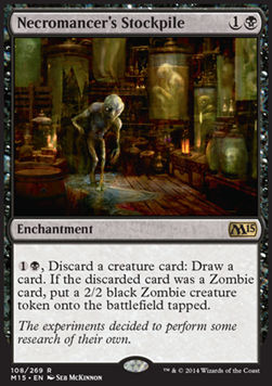 Necromancer's Stockpile - Magic 2015 (Rare) [M15-108]