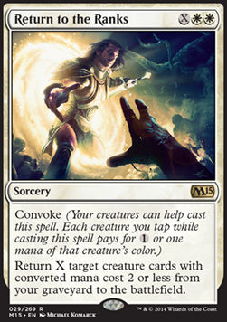 Return to the Ranks - Magic 2015 (Rare) [M15-29]