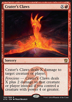Crater's Claws - Khans of Tarkir (Rare) [KTK-106]