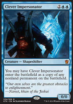 Clever Impersonator - Khans of Tarkir (Mythic) [KTK-34]