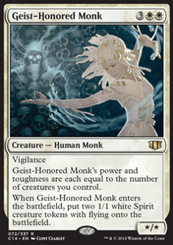 Geist-Honored Monk - Commander 2014 (Rare) [C14-72]