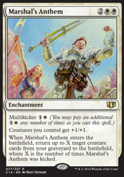 Marshal's Anthem - Commander 2014 (Rare) [C14-77]