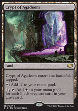 Crypt of Agadeem - Commander 2014 (Rare) [C14-288]