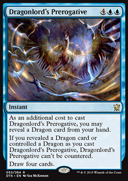 Dragonlord's Prerogative - Dragons of Tarkir (Rare) [DTK-52]