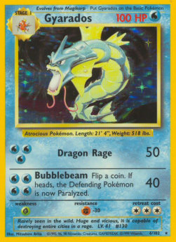 Gyarados - Base Set (Holo Rare) [BS-6]