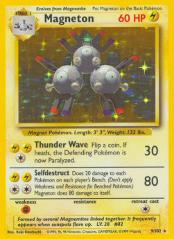 Magneton - Base Set (Holo Rare) [BS-9]