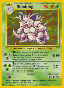 Nidoking - Base Set (Holo Rare) [BS-11]