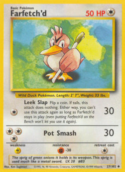 Farfetch'd - Base Set (Uncommon) [BS-27]
