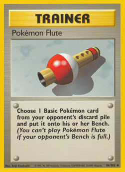 Pokémon Flute - Base Set (Uncommon) [BS-86]