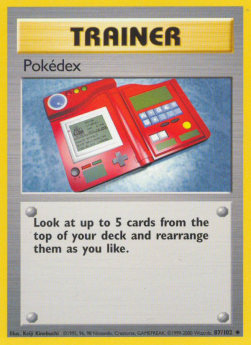 Pokédex - Base Set (Uncommon) [BS-87]