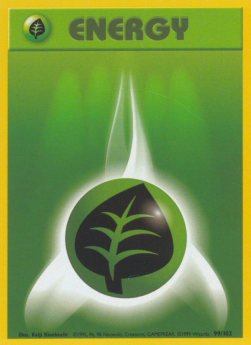 Grass Energy - Base Set (Common) [BS-99]