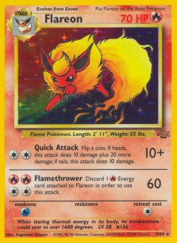 Flareon - Jungle (Holo Rare) [JU-3]