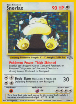 Snorlax - Jungle (Holo Rare) [JU-11]