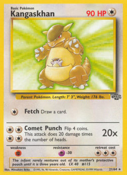 Kangaskhan - Jungle (Rare) [JU-21]