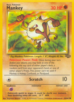 Mankey - Jungle (Common) [JU-55]