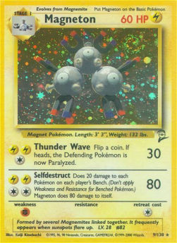 Magneton - Base Set 2 (Holo Rare) [B2-9]