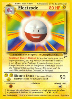 Electrode - Base Set 2 (Rare) [B2-25]