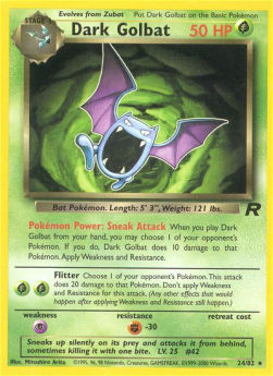 Dark Golbat - Team Rocket (Rare) [TR-24]
