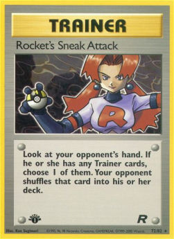 Rocket's Sneak Attack - Team Rocket (Rare) [TR-72]