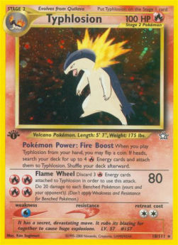 Typhlosion - Neo Genesis (Holo Rare) [NG-18]