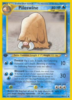 Piloswine - Neo Genesis (Uncommon) [NG-44]