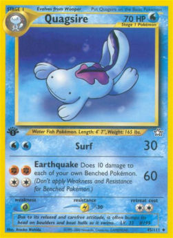 Quagsire - Neo Genesis (Uncommon) [NG-45]