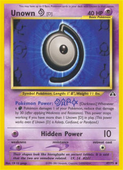 Unown - Neo Discovery (Uncommon) [NDI-47]