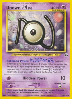 Unown - Neo Discovery (Uncommon) [NDI-50]