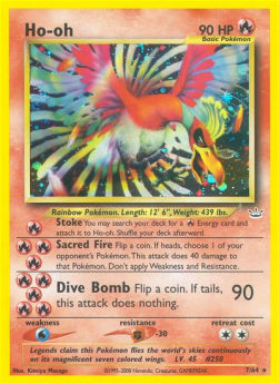 Ho-Oh - Neo Revelation (Holo Rare) [NR-7]