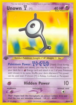 Unown - Neo Revelation (Uncommon) [NR-40]