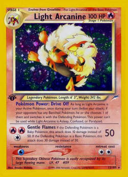 Light Arcanine - Neo Destiny (Holo Rare) [NDE-12]