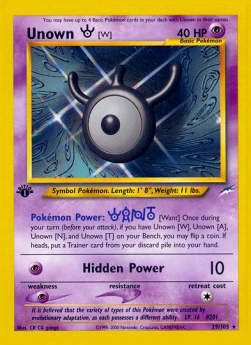 Unown - Neo Destiny (Rare) [NDE-29]