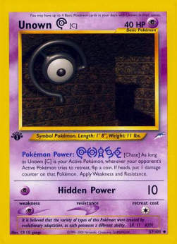 Unown - Neo Destiny (Uncommon) [NDE-57]