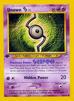 Unown - Neo Destiny (Common) [NDE-87]