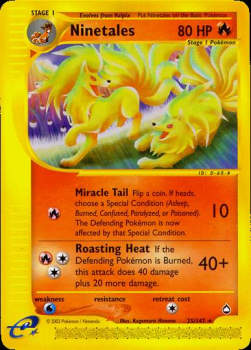Ninetales - Aquapolis (Rare) [AQ-25]