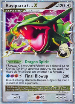 Rayquaza  LV.X - DP Black Star Promos (Promo) [DPPR-47]