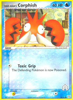 Team Aqua's Corphish (Toxic Grip) - EX Team Magma vs Team Aqua (Common) [MA-50]