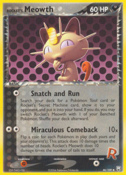 Rocket's Meowth - EX Team Rocket Returns (Uncommon) [TRR-46]